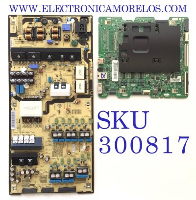 KIT DE TARJETAS PARA TV SAMSUNG / MAIN BN94-11007A / BN41-02504A / FUENTE BN44-00880A / L65E8N_KSM / PANEL CY-QK065F00V4H / MODELO UN65KS900DFXZA FA07